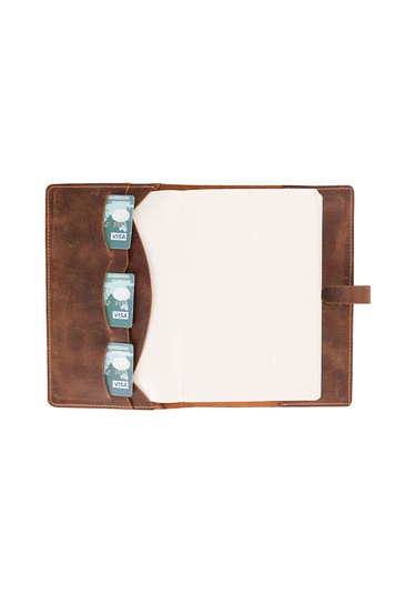 Bloom Quiet Edit Moccasin A5 Deri Kitap Defter Kılıfı