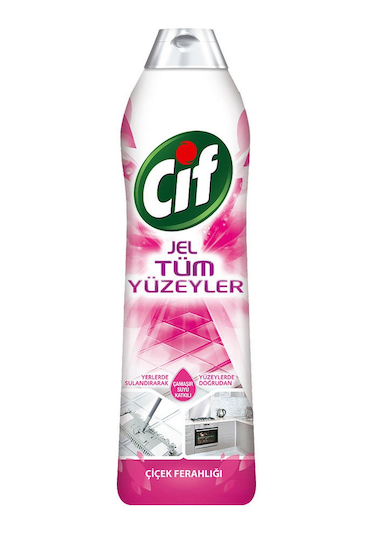 Cif Jel Tüm Yüzeyler Yüzey Temizleyici Çiçek Ferahlığı 750 ML