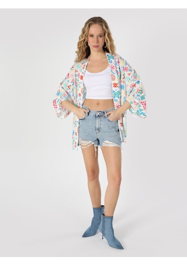 Colins Çok Renkli Kadın Gömlek U.kol Cl1063885 Q1.v1 Mtc 001