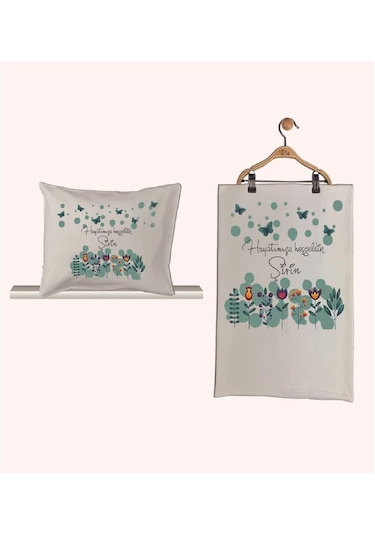 Pia Baby Gl 1943-02 İsme Özel Beşli Tulum Set Krem