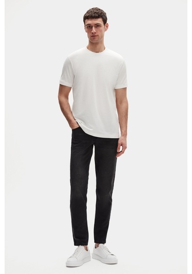 Ds Damat Comfort Fit Antrasit Düz Jean Kot Beş Cepli Yıkamalı Denim Pantolon 3hcj3ort00103 Antrasit