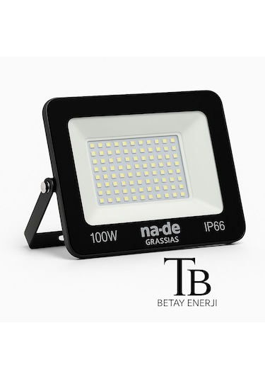 Na De Grassıas 100w Slim Led Projektör Tekli