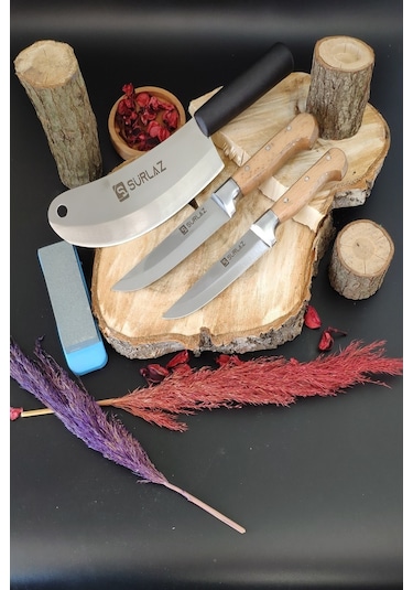 Sürmene 4'lü Kasap Bıçak Seti