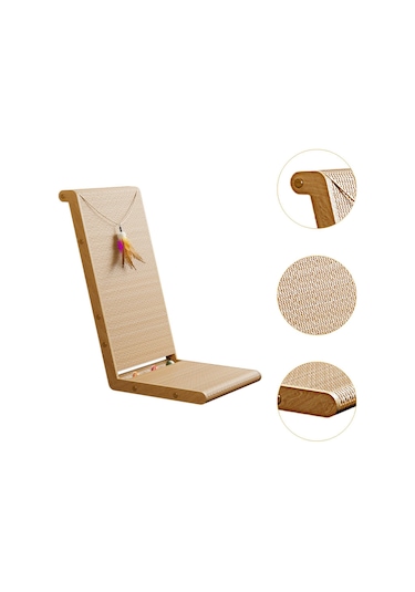 Suntek Şekilli Kedi Tırmalama Karton Kitty Dinlenme Için L