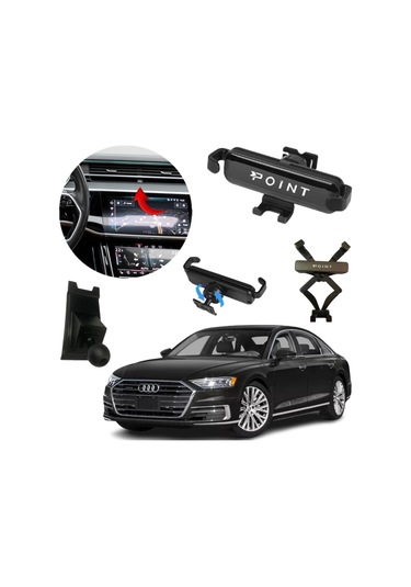 Audi A8 Araca Özel Cep Telefon Tutacağı Robotik Oynar Başlıklı 2018 - 2023 Arası Profesyonel Ürün