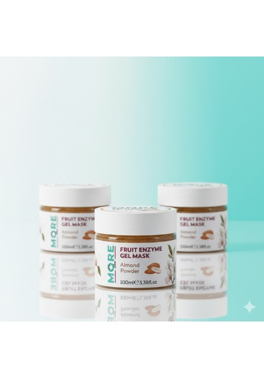 Moresun Badem Özlü Doğal Peeling - Fruit Enzyme Gel Mask 3'lü