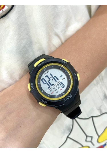 Penly Su Geçirmez Dijital Çocuk Kol Saati 8217 Model Siyah +4 Renk Kronometre-alarmlı 5atm