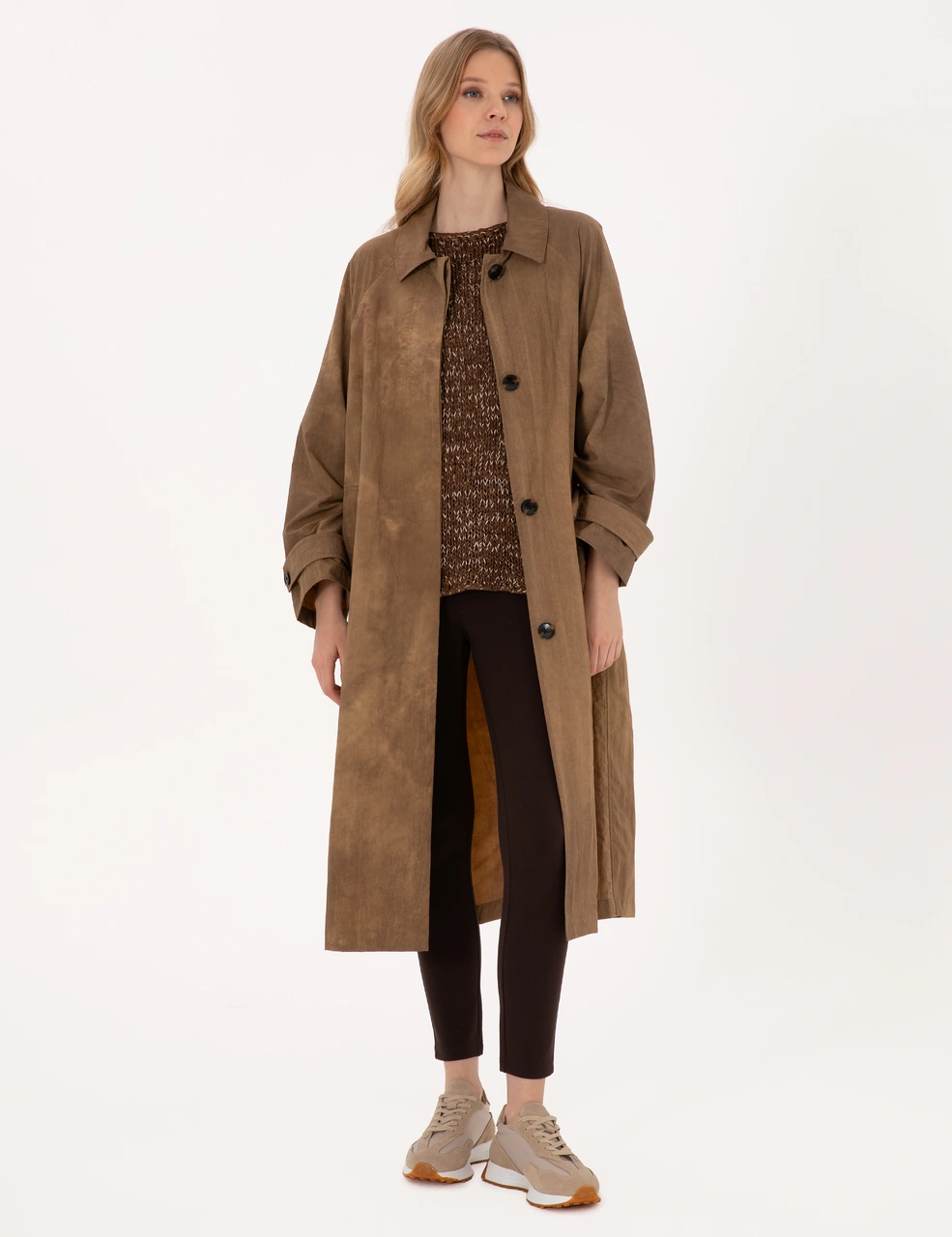 Pierre Cardin Kadın Bej Trençkot 50314049-vr011 Bej