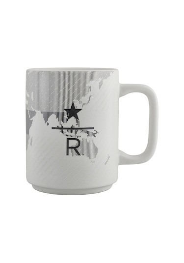 Starbucks Seramik Harita Tasarı mlı Kupa - 355 ml