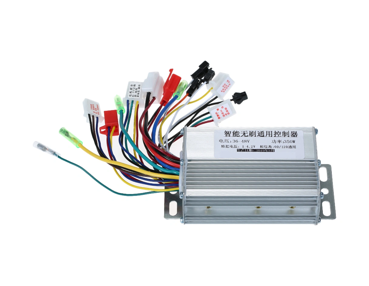 Yuntech01 36v-48v 350w Akıllı Çift Modlu Brushless Elektrikli Bisiklet Kontrolörü