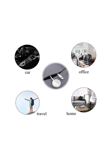 Ally 2In1 Iwatch 1-2-3-4 Wireless Şarj- Iphone Usb Şarj Kablosu (371596448)-Beyaz