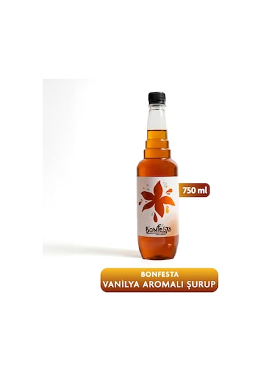 Bonfesta Vanilya Aromalı Kahve ve Kokteyl Şurubu 750 ML