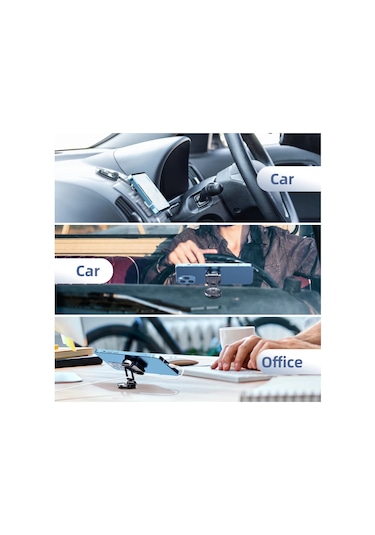 Auris H10 Torpidoya Yapışan Manyetik Araç İçi Telefon Tutucu