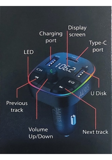 Aurıs Ars-c6 Fm Transmitter Aktarım Cihazı