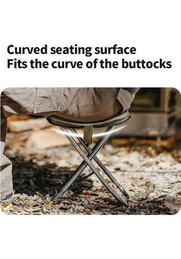 Novahub Naturehike Katlanır Tabure Açık Kamp Alüminyum Sandalye Siyah-gri, Taşınabilir Mavi