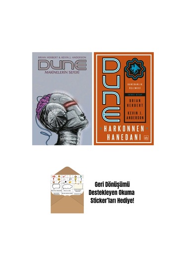 Dune: Makinelerin Seferi + Dune: Harkonnen Hanedanı Hanedanlık Üçlemesi İkinci Kitap