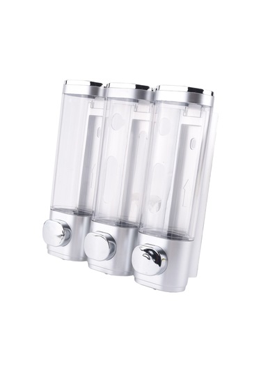 Xiaaokeji Oda Duvara Monte Banyo Duş Pompası Dağıtıcı Ve Düzenleyici - B Gümüş - Şeffaf