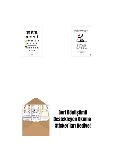 Her Şeyi Gören Adam + Sıcak Süt + Okuma Sticker'ları