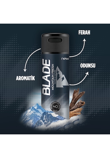 Blade Mountain Fresh Deodorant 6 x 150 ML