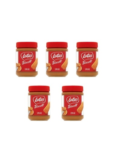Lotus Biscoff Sürülebilir Karamelize Bisküvi Ezmesi 5 x 400 G
