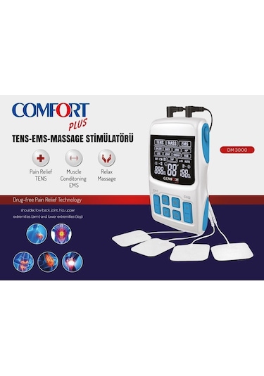 Comfort Plus DM 3000 Portatif Dijital Masaj - Ems - Tens Cihazı