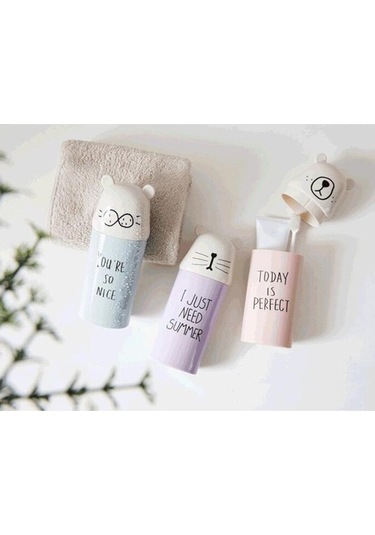 Pazly Tutucu Suntek Seyahat Saklama Kutusu - Kupa Ve Diş Fırçası Mq Diğer