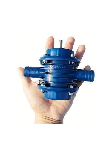 Motion003 Mavi Bir Yuksek Verimli Agir Hizmet Tipi El Matkabi Pompasi Kendi Kendine Emis Paslanmaz Celik Muhendislik Plastikleri 350w Uyumlu