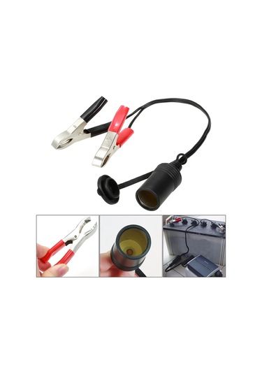 Springsun 42v Araba Bataryası Bağlantılı Sigara Çakmaklı Güç Soketi, Yüksek Güçlü Cihazlar İçin, Fuse Korumalı Ve Hava Dayanıklı