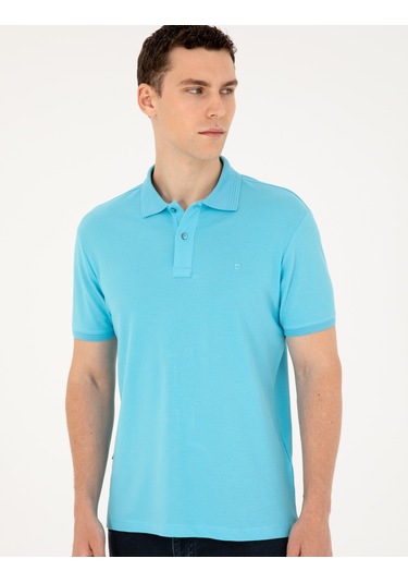 Pierre Cardin Erkek Turkuaz Tişört Basic 50280754-vr093 Turkuaz