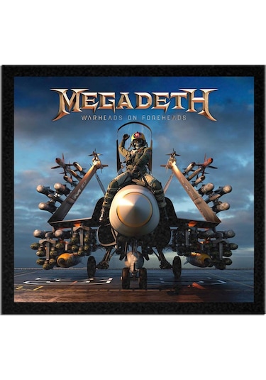 Megadeth Warheads On Foreheads Albüm Arma Peç Patch Yama Çok Renkli
