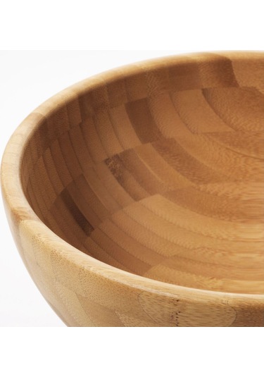 Servis Kasesi, Bambu, 20 Cm Açık Gri