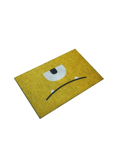 Myfloor Canavar Emoji Çift Taraflı Kauçuk Kapı Önü Paspası