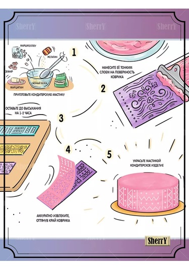 Sherryleis Dantel Desenli İcing Matı Şerit Bordür Bordür 215192961