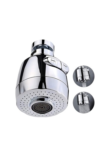 Adet Kısa 360 Derece Dönebilen Musluk Havalandırıcı Mutfak Musluk Başlığı 2 Modlu Ayarlanabilir Duş Başlığı Filtre Püskürtücü Mutfak Banyo İçin Diğer