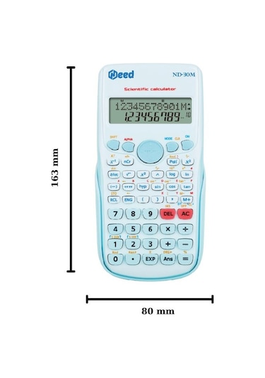 Need Nd-82m Mavi 240 Fonksiyonlu Bilimsel Hesap Makinesi Mavi