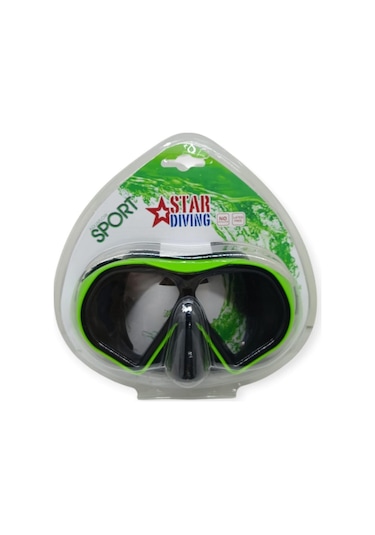 Star Diving Dalış Maskesi Yetişkin - 51703-yeşil Lisinya Çok Renkli
