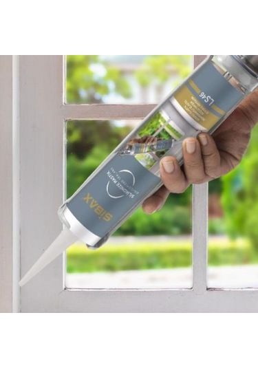 Sibax Silikonize Mastik Beyaz Renk Ls46 450 Gram 1 Adet