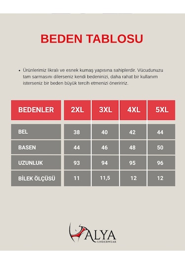 Alya Underwear Büyük Beden Tayt Dalgıç Kumaş Yüksek Bel Kahverengi