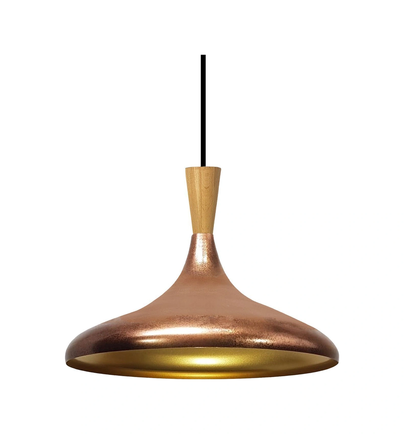 Champion Patina Ahşap Huni Tekli Avize Sarkıt Salon Mutfak Cafe Butik Lamba Aydınlatma Avizeler Patina