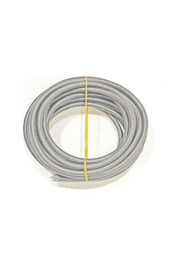 Siyah Renk 6mm Cam Elyaf Örgü Yanmaz Kablo 5metre, -60/+180 C 1 Adet