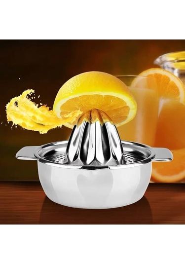 Jialan Taşınabilir 304 Paslanmaz Çelik Portakal Ve Limon Manuel Jl Gümüş