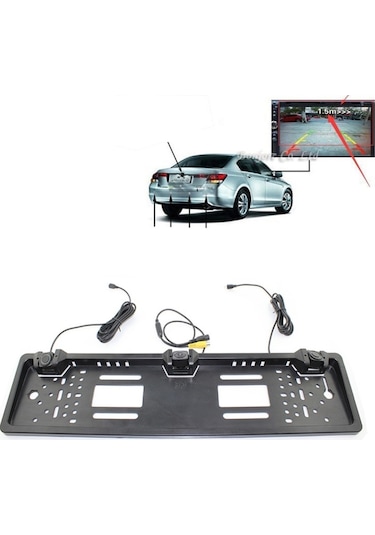 Sones Pz600-l Avrupa Araba Plaka Çerçevesi Arka Görüş Kamerası