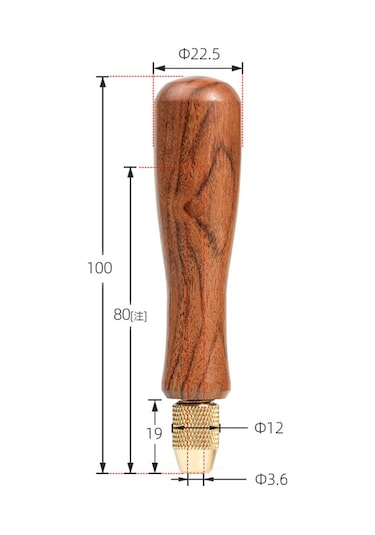 Vkemall 10 Parça Titanyum Kaplı Elmas Zımpara Seti - Ahşap Saplı, Ahşap/metal/plastik Taşlama Ve Cila Aracı