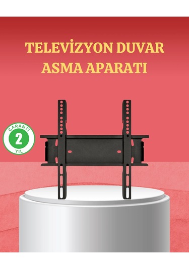 32-42 İnç Tv Askı Atı Kolay Kurulum Düz Ve Kompakt Tasarım