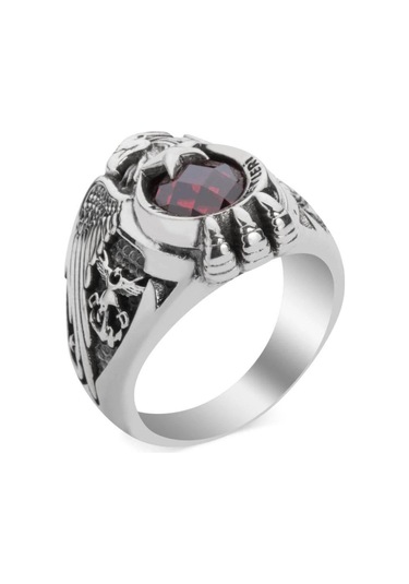 Erkek Kartal Başlı Pençeli Yüzük