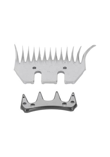 Ximistore9 Yüksek Karbon Çelik Kuru Kumaş Kesici 13 Dişli 7mm Aralıklı Koyun Kırkama Bıçağı Seti 2 Adet