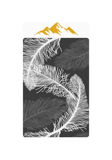 Modern Desenli Dijital Baskı Kaymaz Taban Halı H0957 Renkli