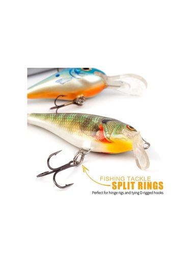 MSO Olta Balıkçılık Paslanmaz Çelik Ultra Güçlü Split Ring