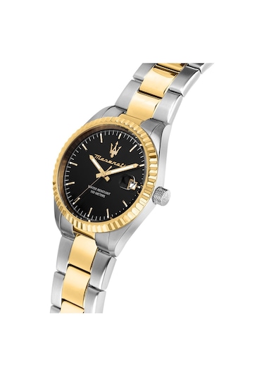 Maseratı R8853100042 Erkek Kol Saati Gold - Gümüş