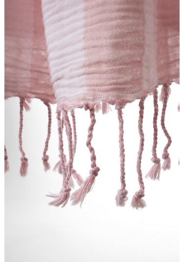 Sealine Pembe Müslin Nakışlı Peştamal 90x170 2544